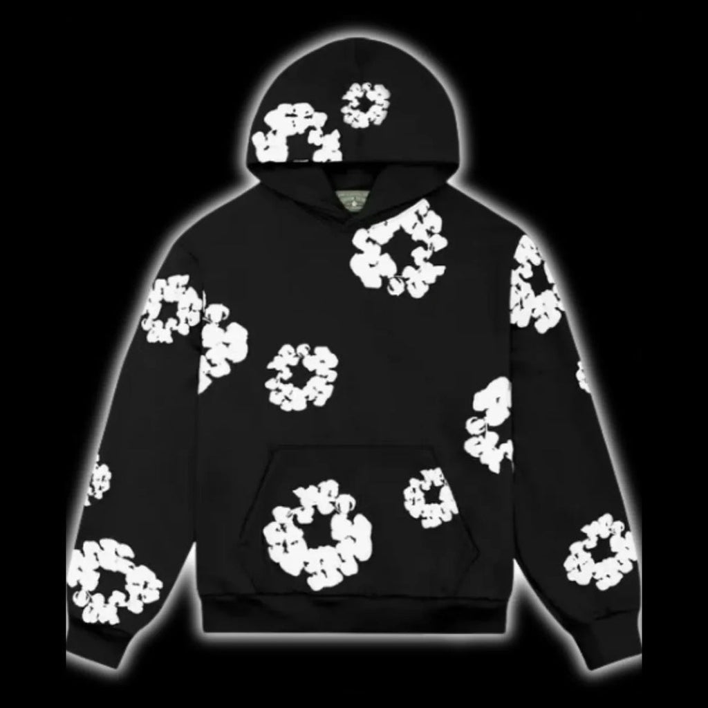 DENIM TEAR HOODIES